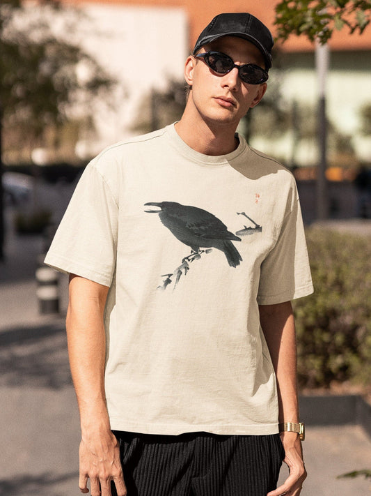 KONO BAIREI - Crow T-Shirt - Pathos Studio - Shirts & Tops