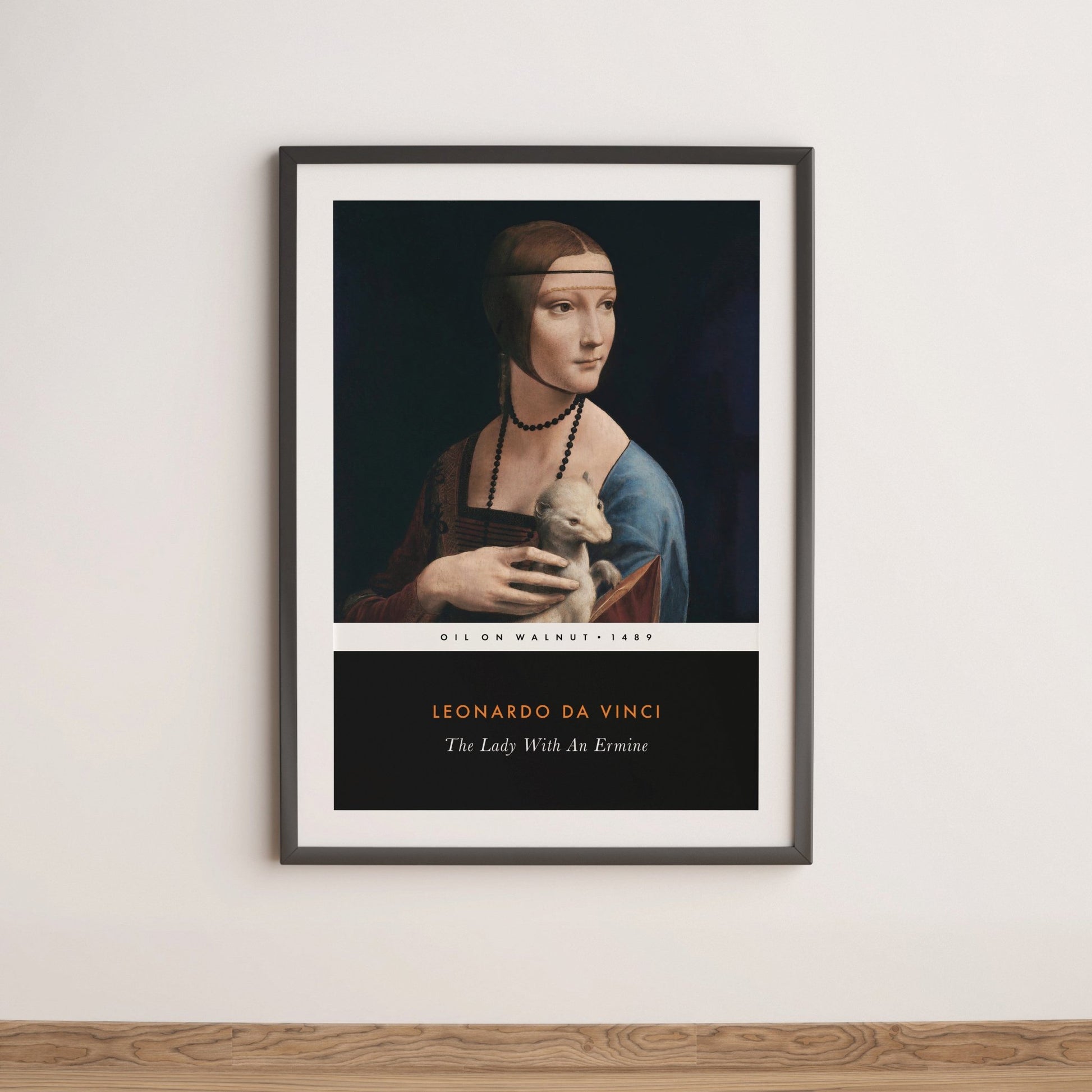 LEONARDO DA VINCI - The Lady With An Ermine (Vintage Classic Style) - Pathos Studio - Art Prints