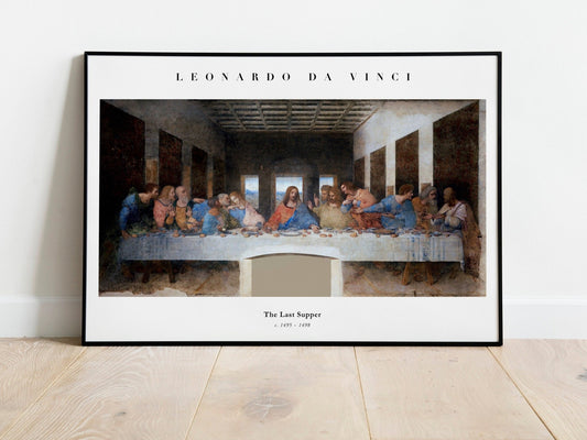 LEONARDO DA VINCI - The Last Supper (Poster of Classic Painting) - Pathos Studio - Art Prints