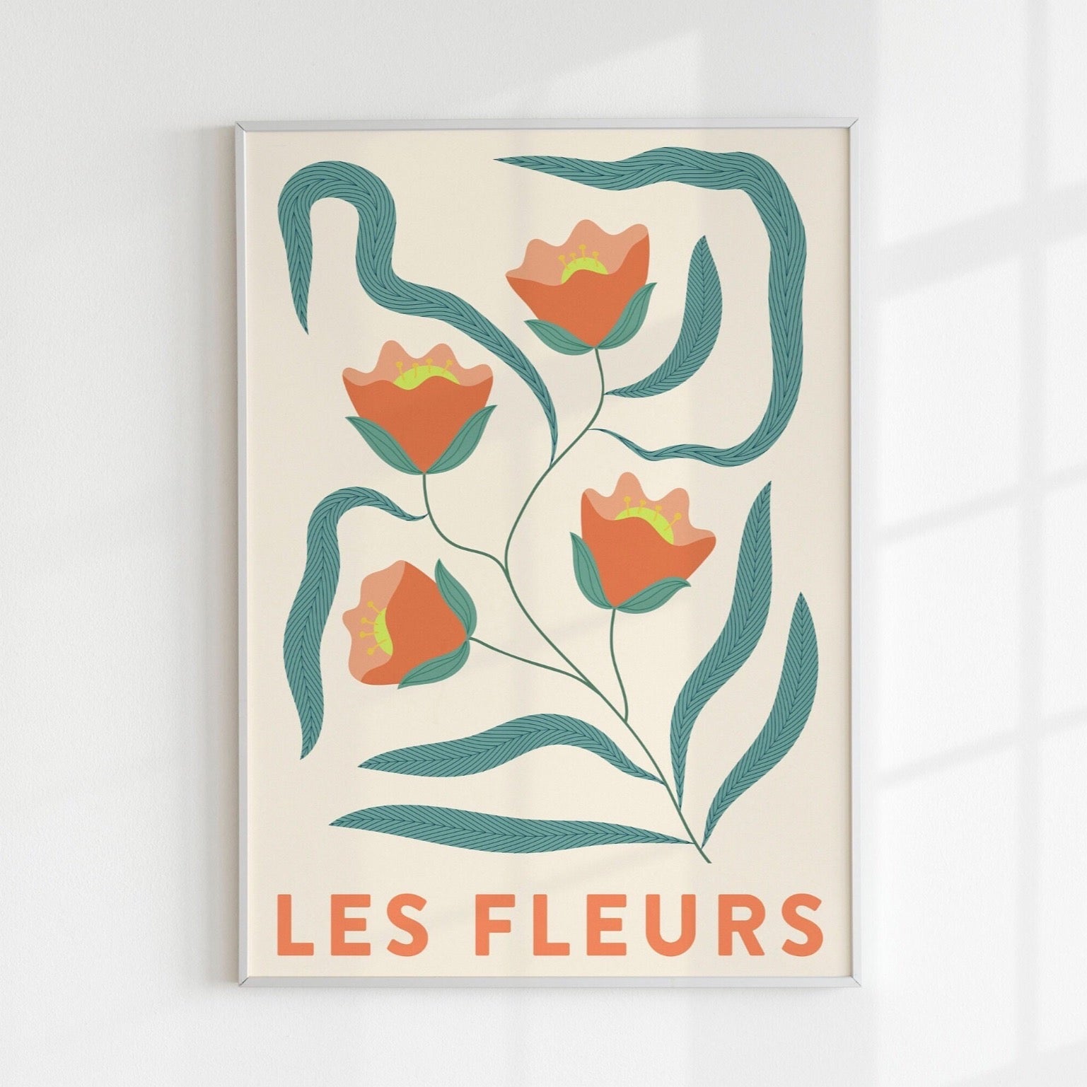 LES FLEURS - French Flower Poster - Pathos Studio - Art Prints