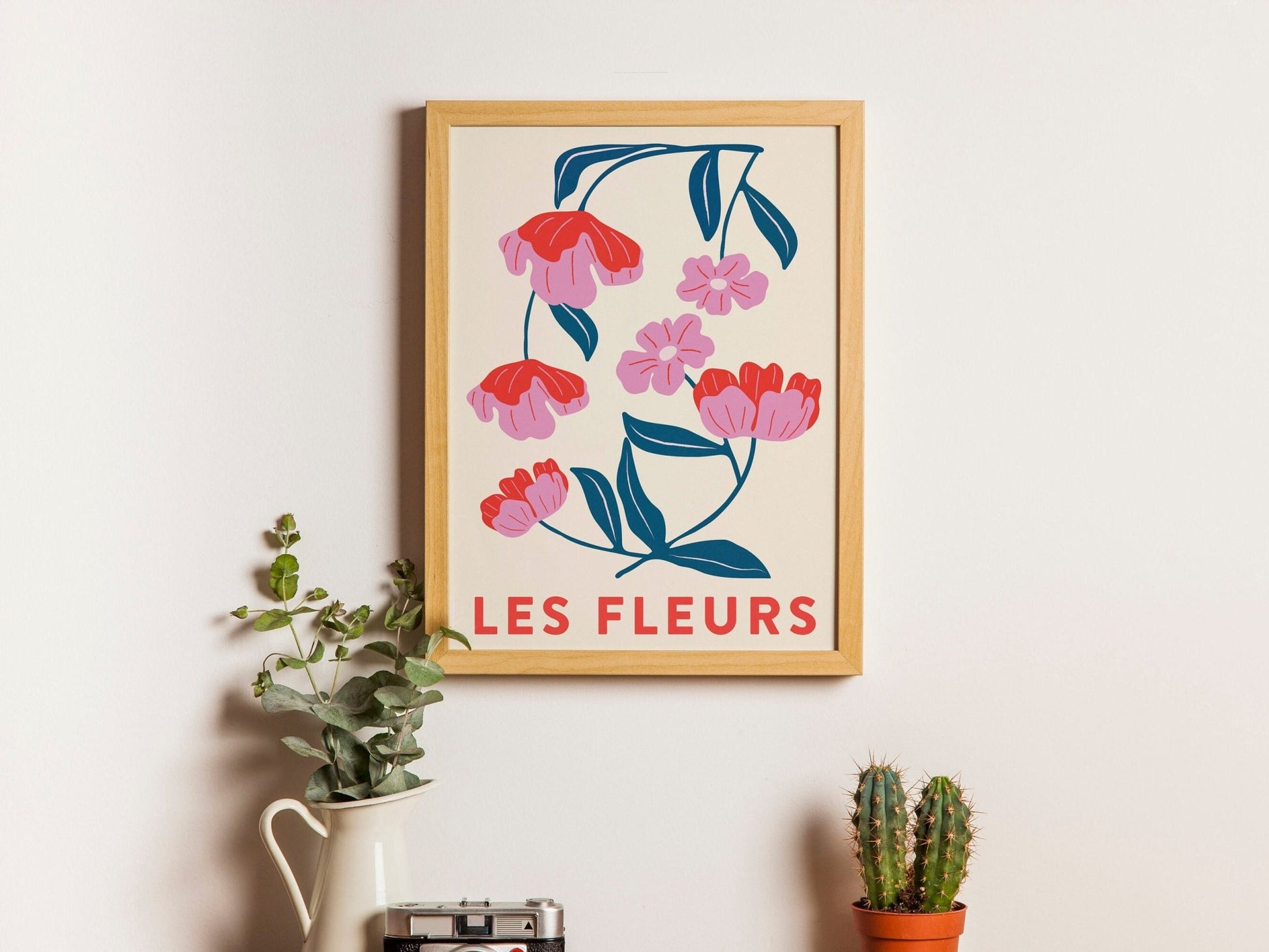LES FLEURS - French Flower Poster - Pathos Studio - Art Prints