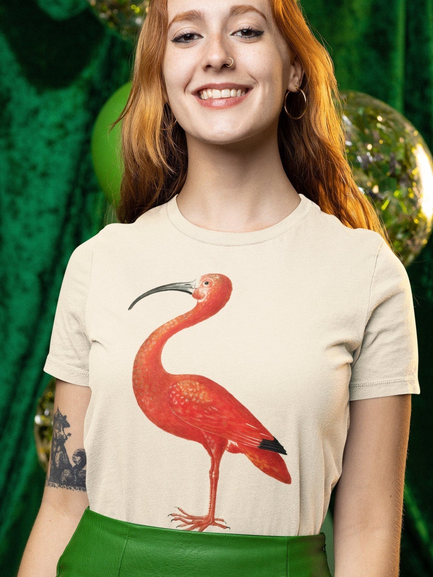 MARIA SIBYLLA MERIAN - Scarlet Ibis T-Shirt - Pathos Studio - T-Shirts