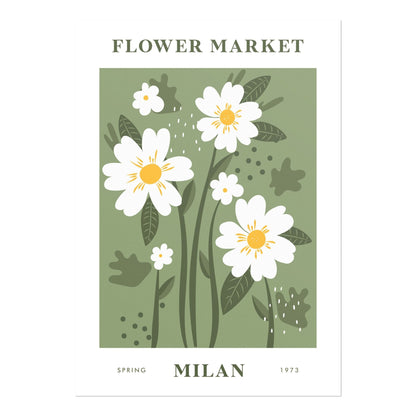 MILAN Flower Market Poster - Pathos Studio - Art Prints