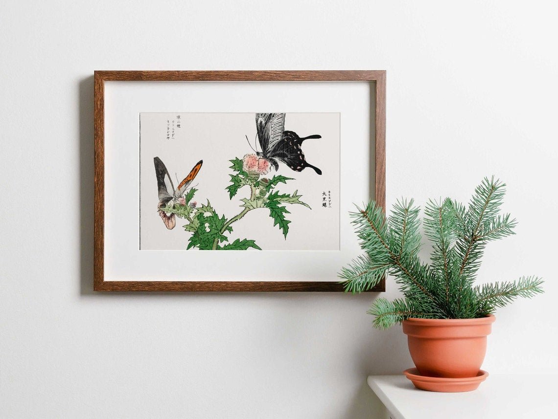 MORIMOTO TOKO - Illustration Papillon Et Fleur