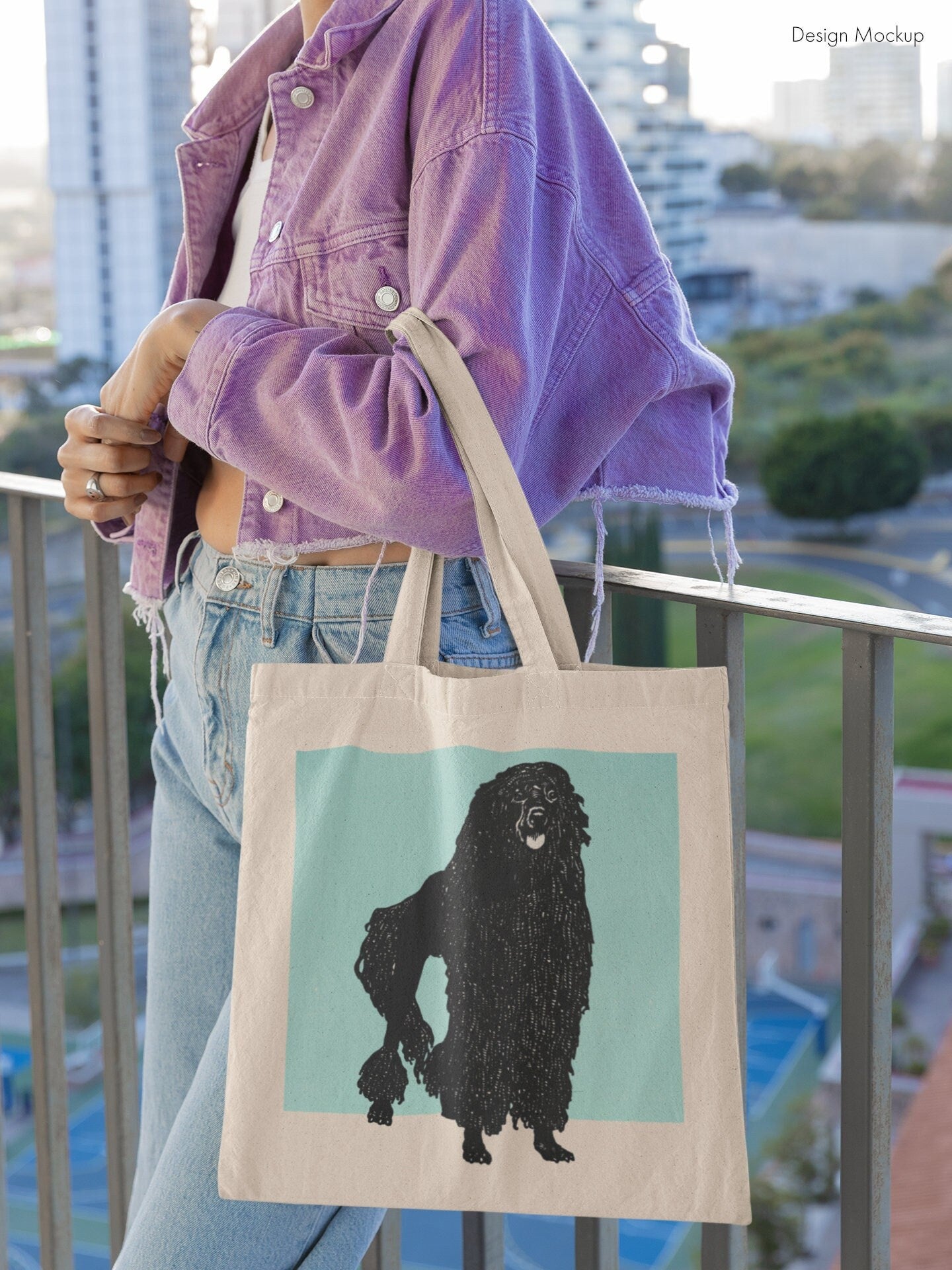 MORIZ JUNG - Poodle Tote Bag - Pathos Studio - Tote Bags