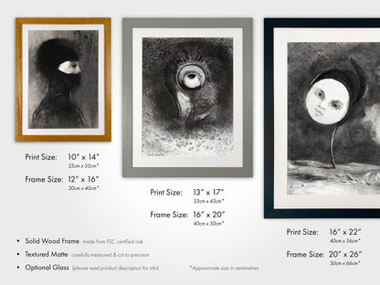 ODILON REDON - And His Name That Sat on Him Was Death - Pathos Studio - Art Prints