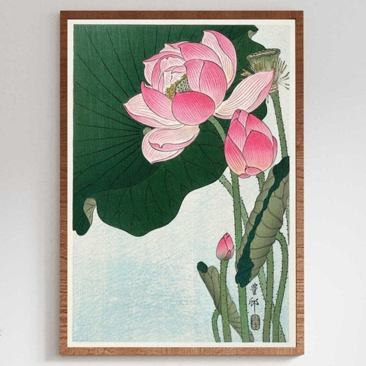 OHARA KOSON -  Blossoming Lotus Flowers