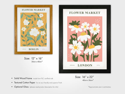 PARIS Flower Market Poster - Pathos Studio - Art Prints