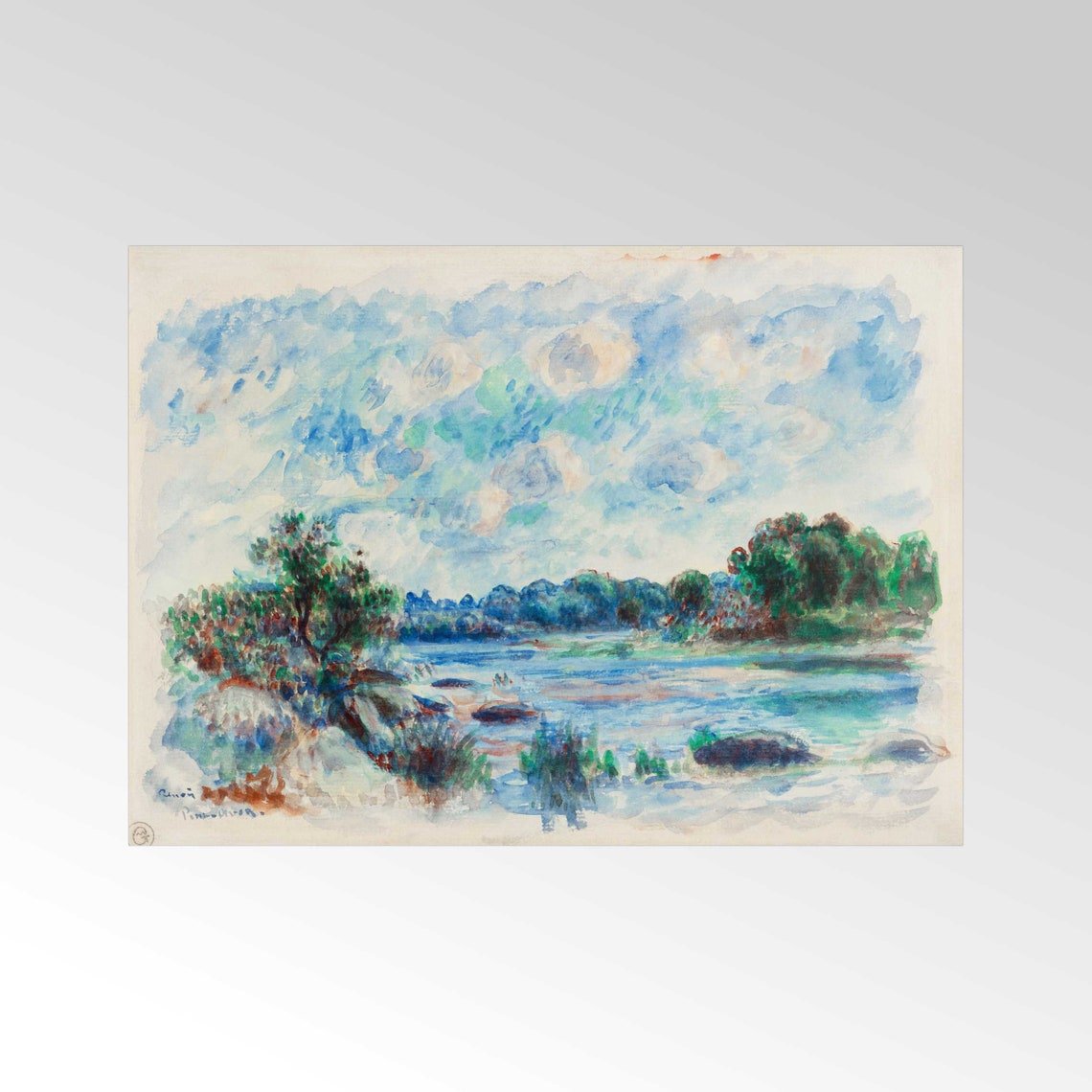 PIERRE-AUGUSTE RENOIR - Landschaft bei Pont-Aven