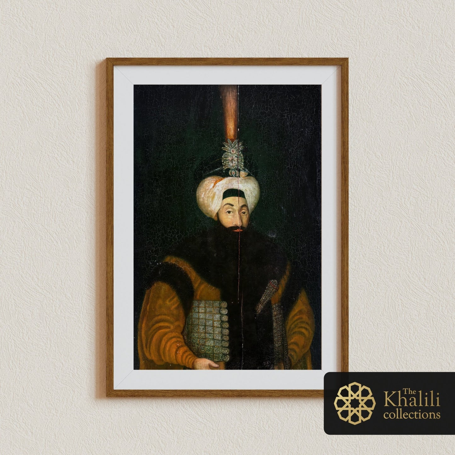 Portrait Of An Ottoman Sultan (Antique Turkish Art) - Pathos Studio - Art Prints