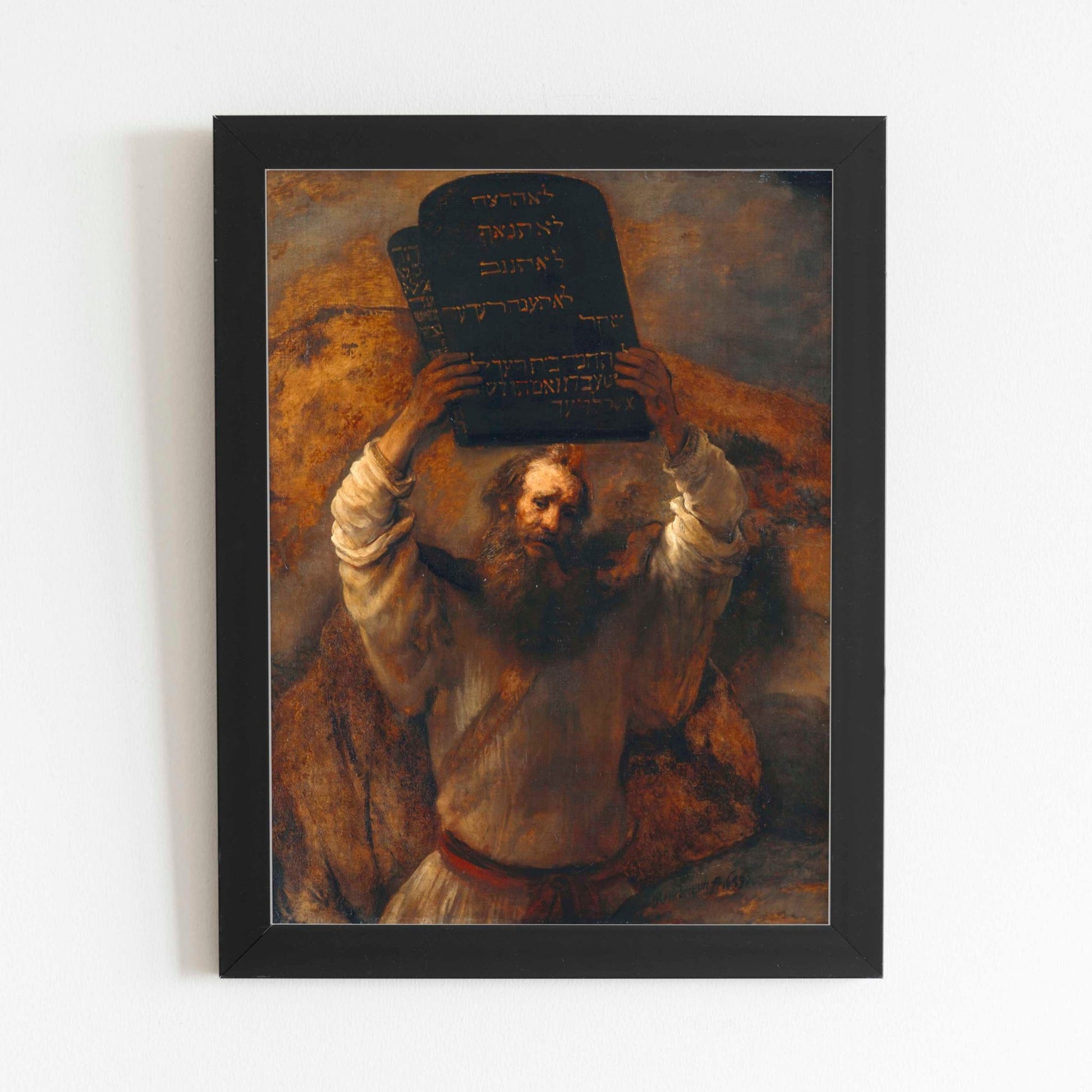 REMBRANDT - Moses Breaking The Tablets - Pathos Studio -