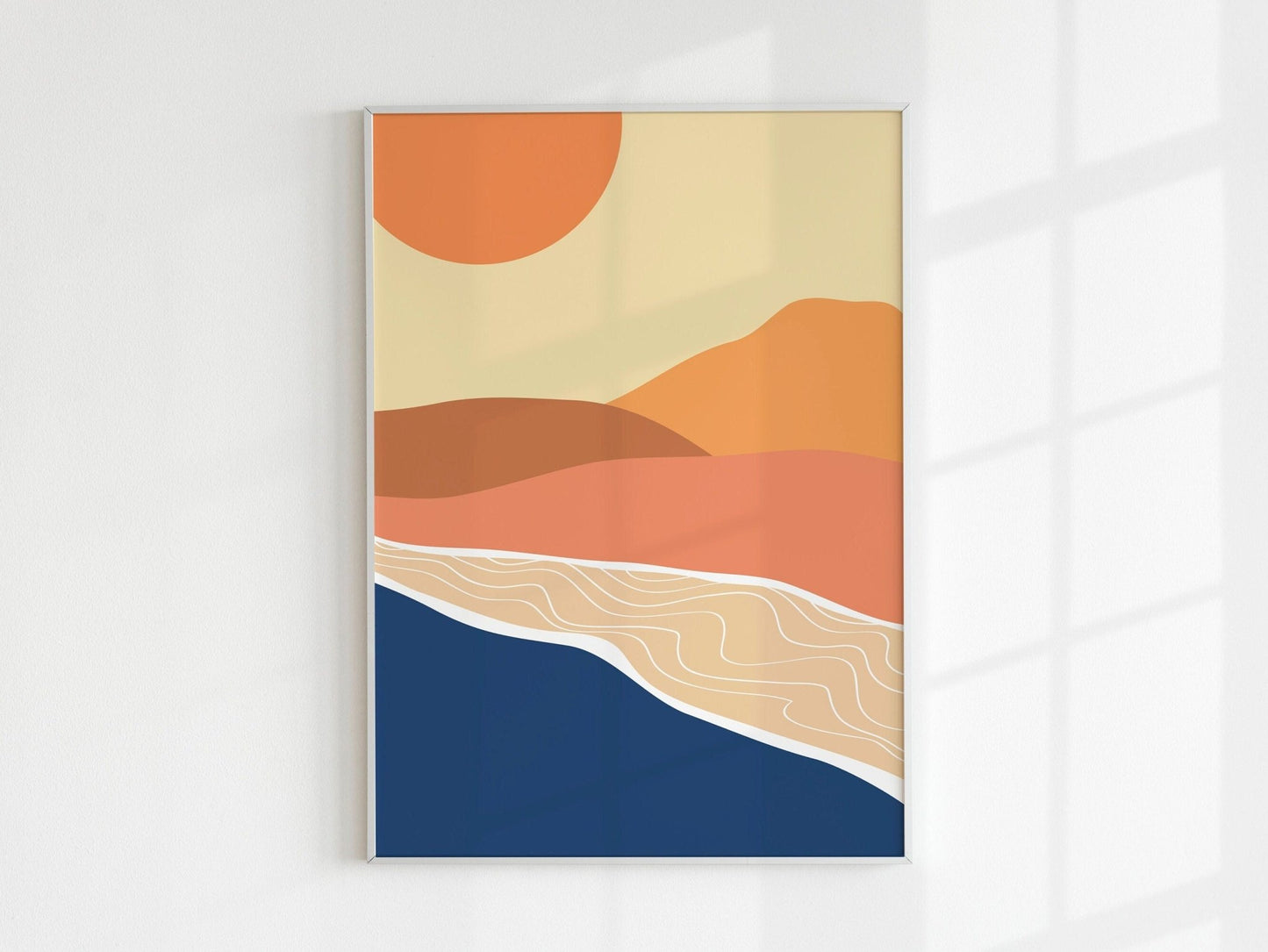 Set of 3 Abstract Beach Prints - Pathos Studio - Art Print Sets