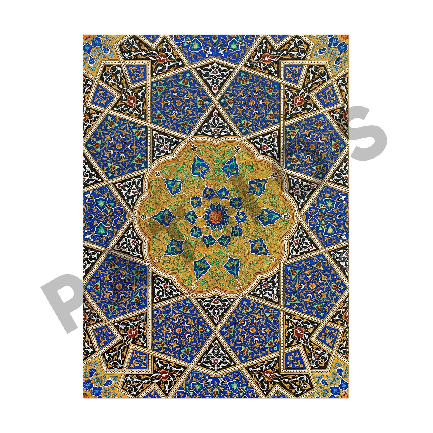 Set of 3 - Traditional Persian Pattern Art - Pathos Studio - Posters, Prints, & Visual Artwork