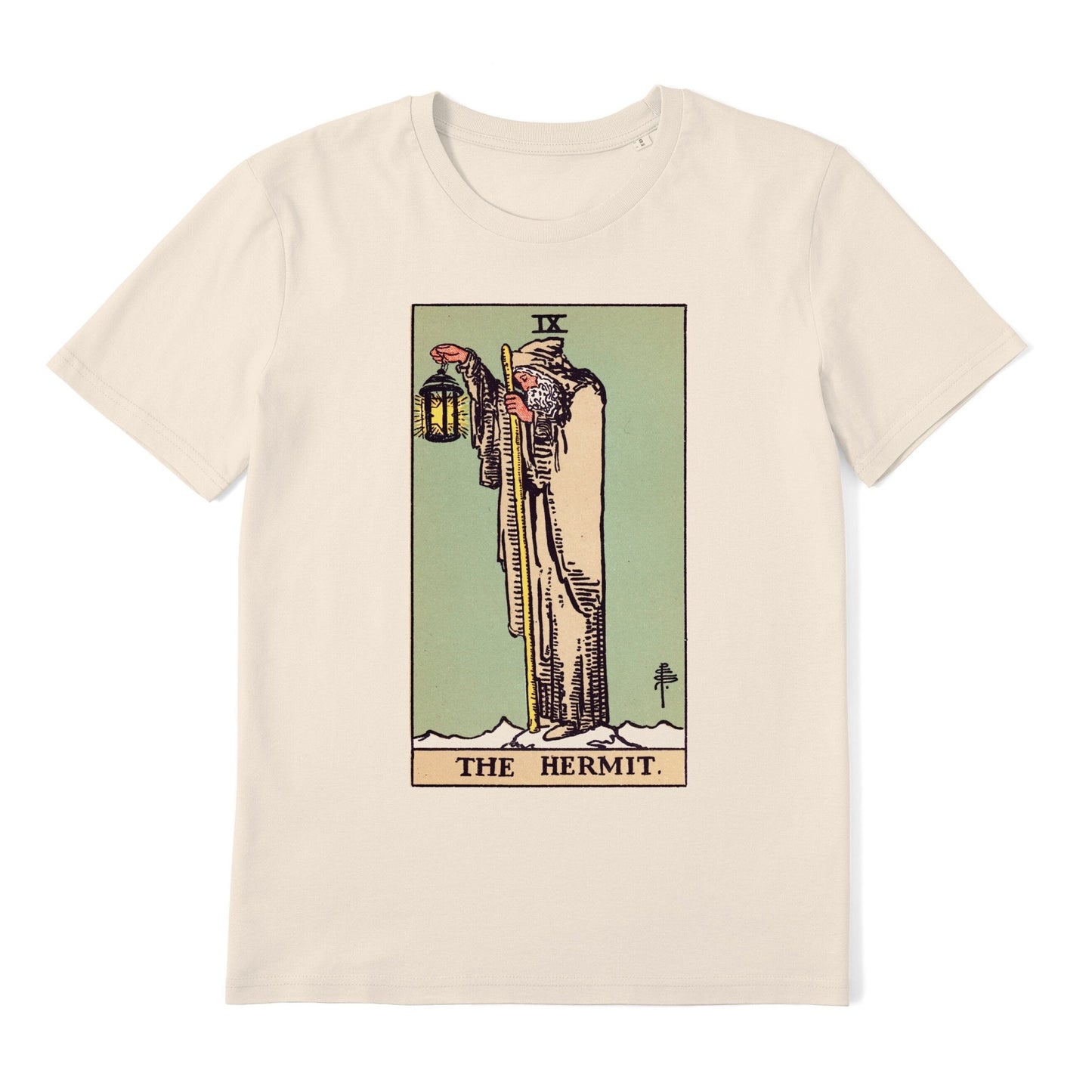 THE HERMIT - Tarot Card T-Shirt - Pathos Studio - Shirts & Tops