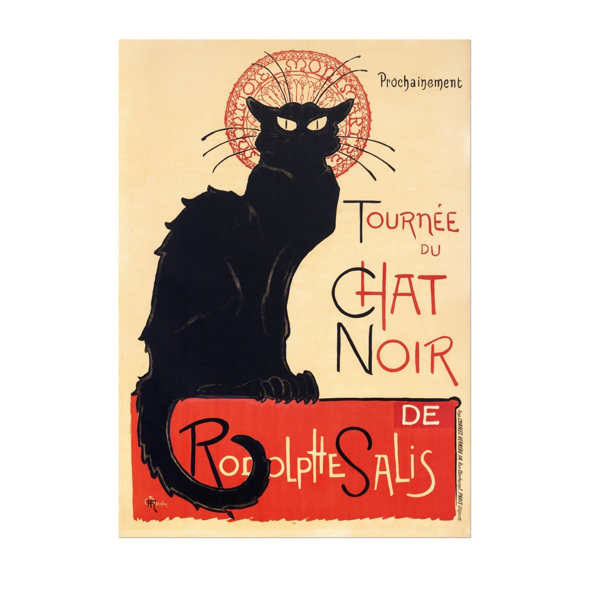 Tournée Du Chat Noir (Vintage Art Nouveau Poster) - Pathos Studio - Art Prints