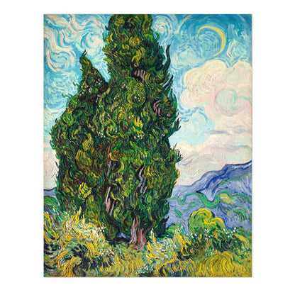 VINCENT VAN GOGH - Cypresses