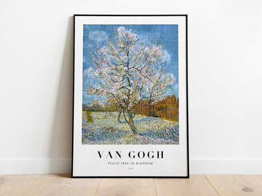 VINCENT VAN GOGH - Peach Tree (Poster Style)