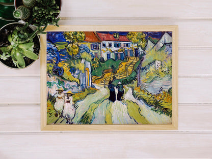 VINCENT VAN GOGH - Stairway At Auvers - Pathos Studio - Art Prints