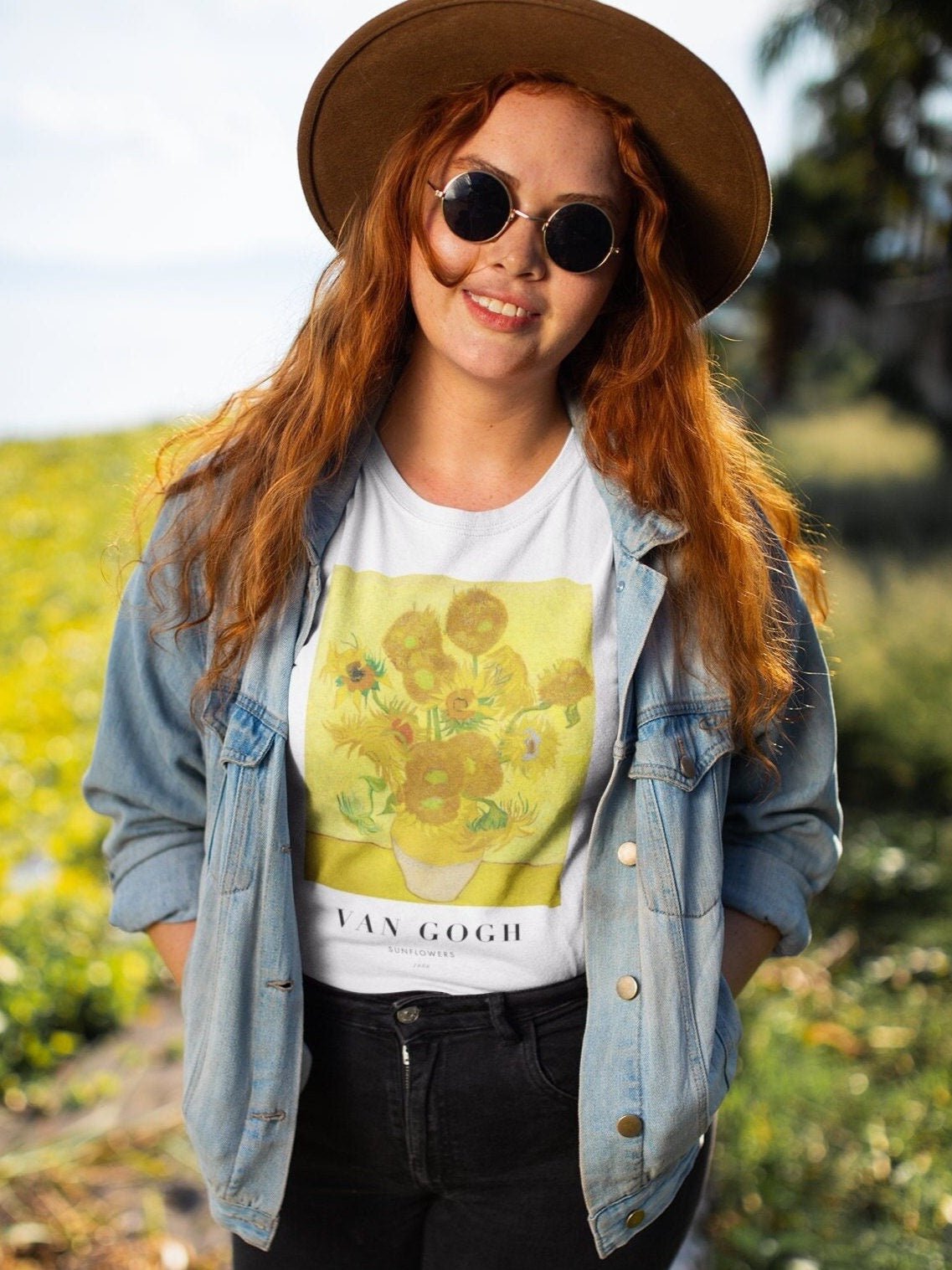 VINCENT VAN GOGH - Sunflowers T-Shirt - Pathos Studio - T-Shirts