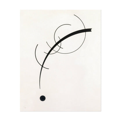 WASSILY KANDINSKY - Free Curve to the Point: Accompanying Sound of Geometric Curves
