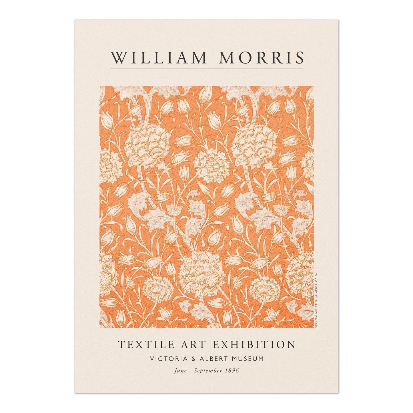 WILLIAM MORRIS - Wild Tulip (Ausstellungsplakat)