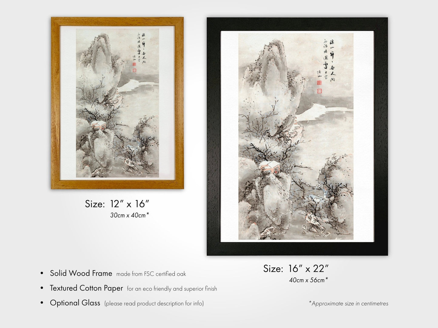 Winter Landscape (Traditional Korean Art) - Pathos Studio - Art Prints